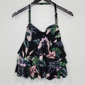 Island Escape Removable Strap Tankini Top